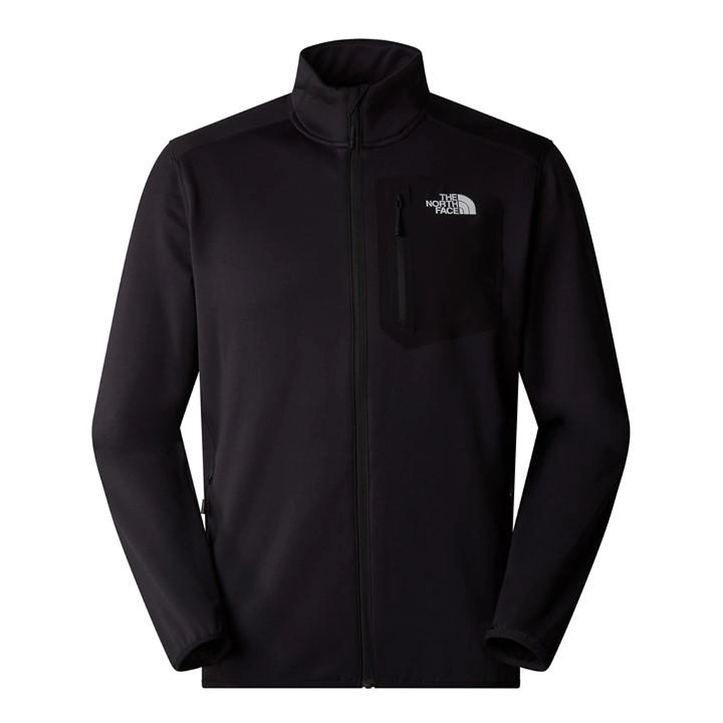 The North Face Crest Full Zip Fleece Mens - Black